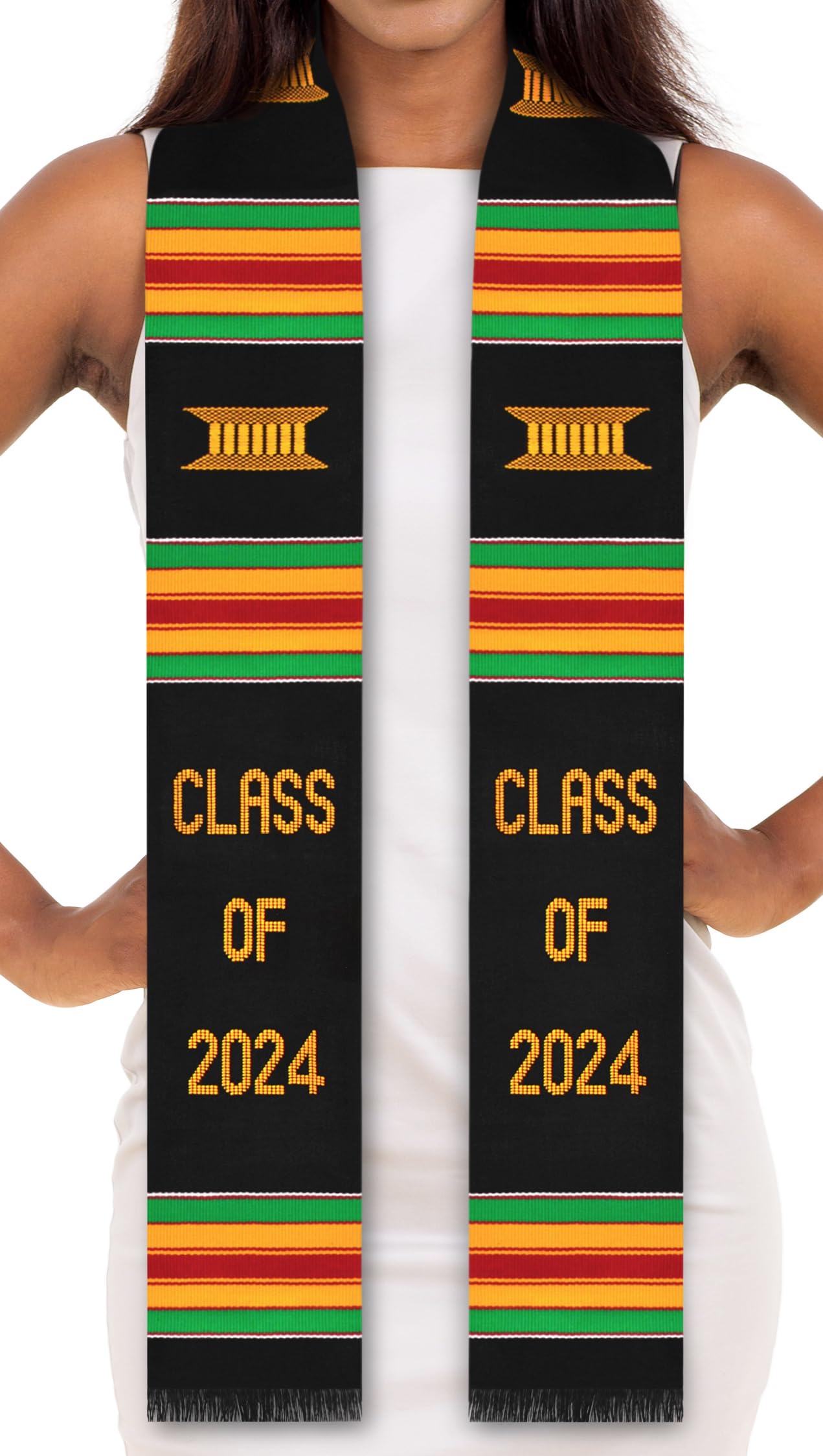 ADVANSYNC Class of 2024 Graduation Kente Stole (Class of 2024)