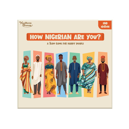 Kulture Games How Nigerian are You? Edition 2: The Classic Trivia Team Game on Nigeria's History, Culture, Destinations & Entertainment – A Nigerian Card Game for Family Game Nights