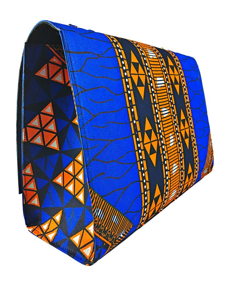 2Chique Boutique Women's Ankara Print Fashion Handbag, ADAOBI