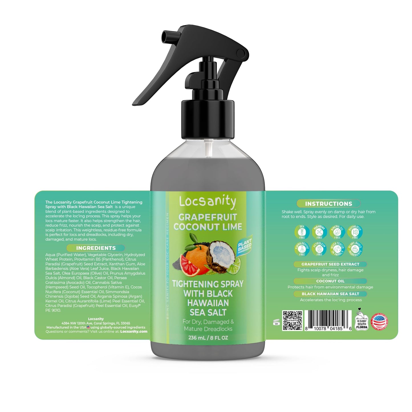 Locsanity Grapefruit Coconut Lime Compete Loccare Bundle - Locs Sisterlock Dreadlocks Microlocks Dreads