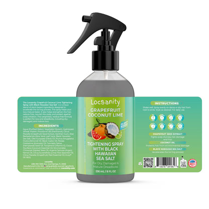 Locsanity Grapefruit Coconut Lime Compete Loccare Bundle - Locs Sisterlock Dreadlocks Microlocks Dreads