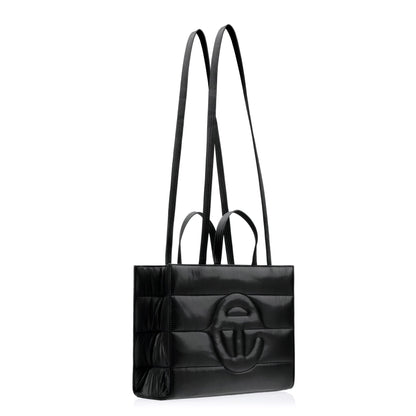 TELFAR Medium Puff Shopper - Black