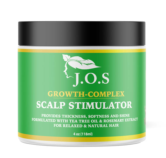 J'Organic Solutions Scalp Stimulator with Sweet Almond, Castor, Olive, and Argan Oils (Hair Grease)