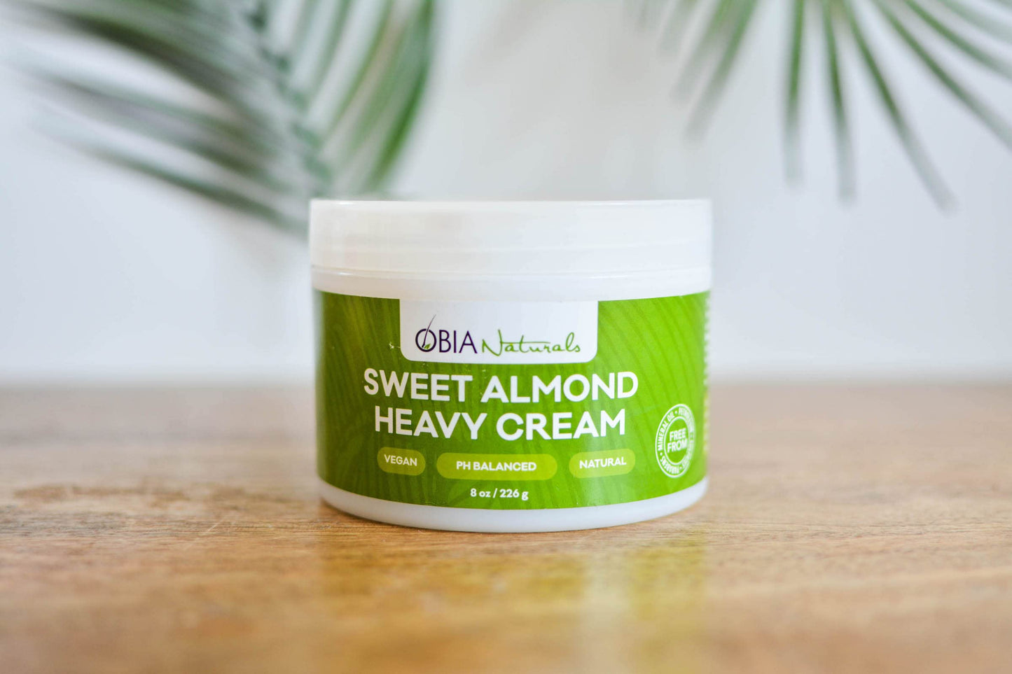 OBIA Naturals Sweet Almond Heavy Cream, 8 Oz