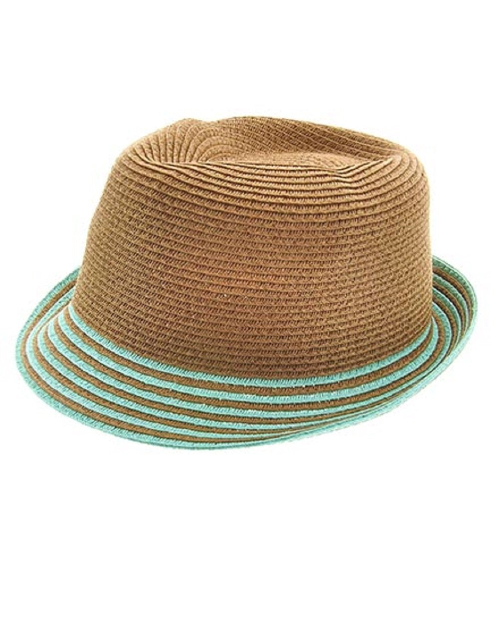 2Chique Boutique Brown & Mint Fedora Hat