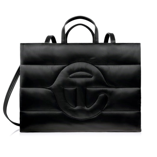 TELFAR Large Puff Shopper - Black
