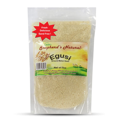 Egusi By Shepherd’s Natural, Ground Melon Seeds,100% All Natural 227 grams / 8oz