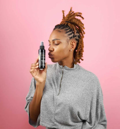 Lion Locs Starter Twist and Lock Spray for New Dreadlocks | Vegan Sea Salt Mist with Essential Oils & Aloe (4oz)