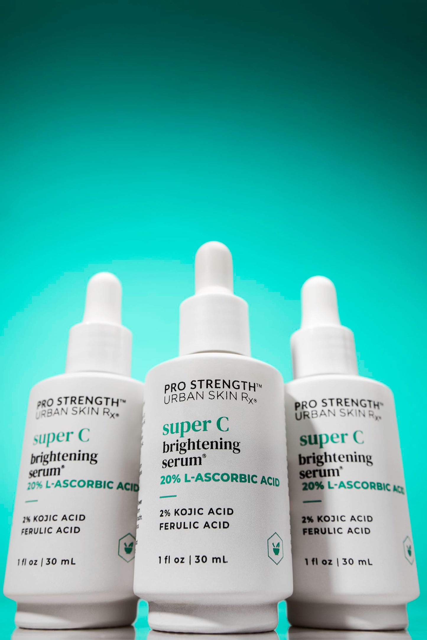 Pro Strength USRx®, Super C Brightening Serum, Lightweight Anti-Aging Daily Glow Serum | Hydrates, Brightens, Clarifies, and Evens Skin Tone with Hyaluronic Acid and Salicylic Acid, 1.0 Fl Oz