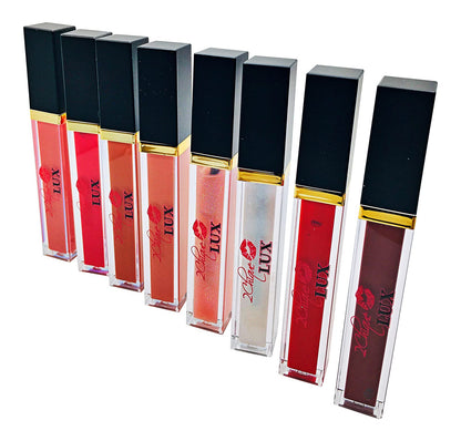 2Chique Lux Vegan Moisturizing Lip Gloss Cruelty Free High Shimmer Lip Gloss (#39 Red)