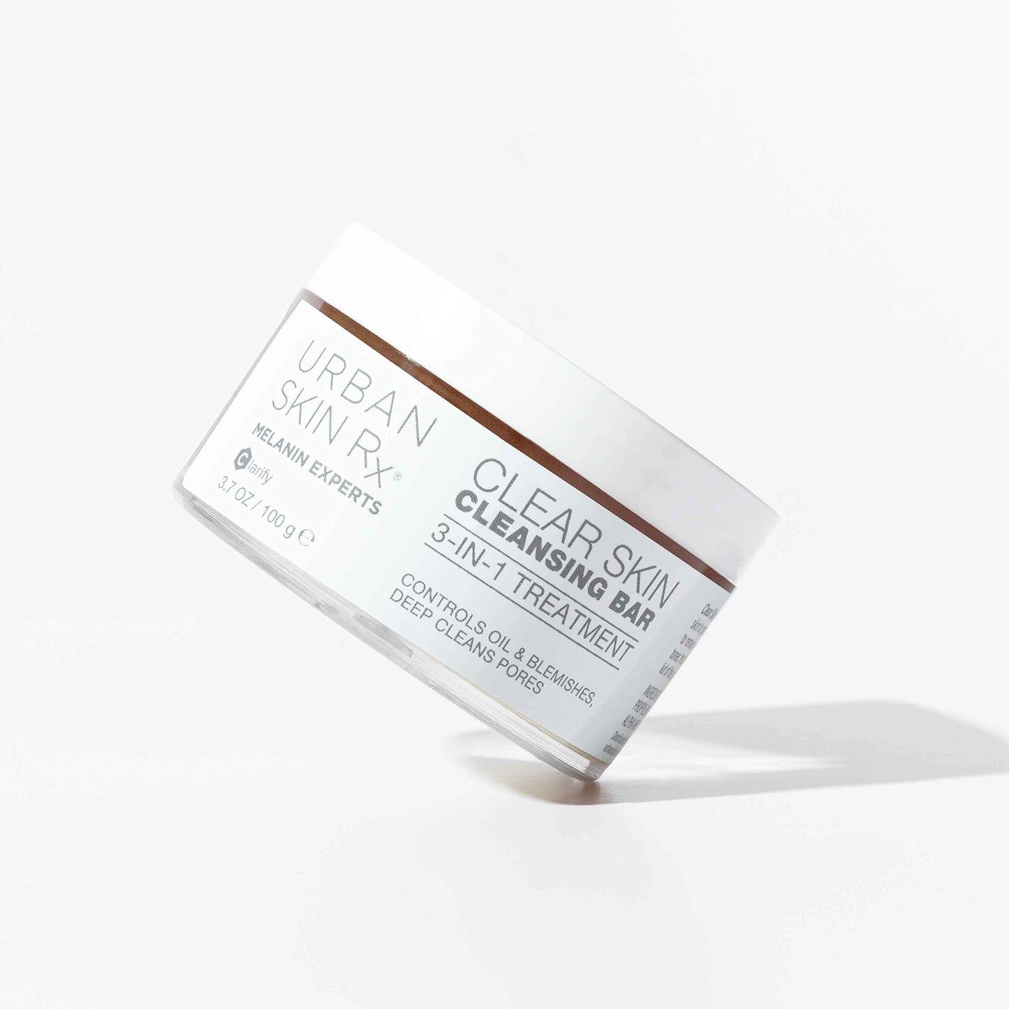 Urban Skin Rx Clear Skin Cleansing Bar | 3-in-1 Daily Cleanser, Exfoliator and Mask Removes Excess Oil and Improves Blemishes, Formulated with Salicylic Acid, Eucalyptus and Sulfur | 3.7 Oz