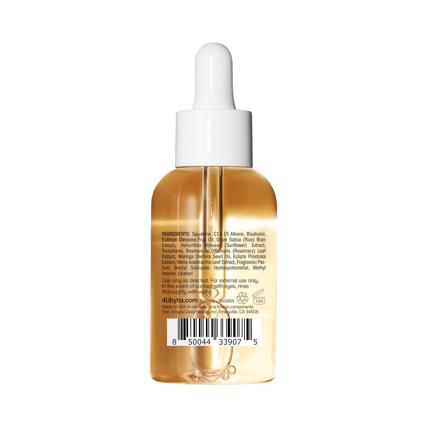 4U by Tia Multi-Use Hair Oil - HEMI15 & Vitamin C - Nourish, Repair, Frizz Control, Natural Ingredients (2 fl oz)