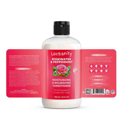 Locsanity Rosewater and Peppermint Moisturizing and Nourishing Conditioner