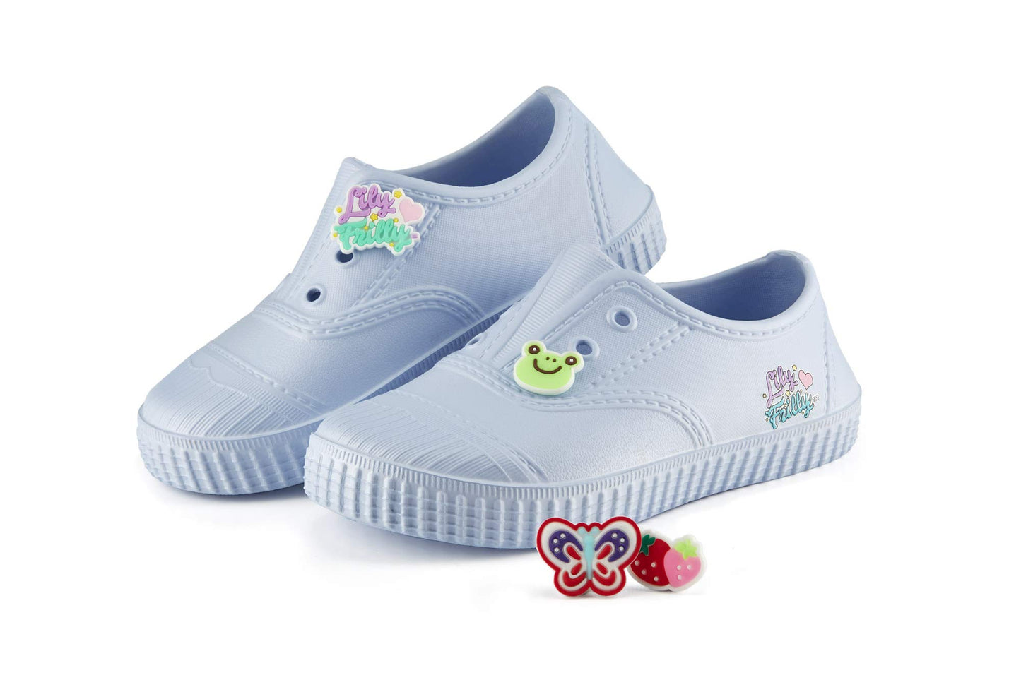 Lily Frilly Rubber Kovers Light Blue