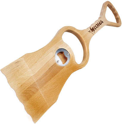 Kona Safe/Clean Wood Grill Scraper - Ideal for Cleaning Outdoor Grills | Compatible with Weber & Traeger Grills - Durable Wooden BBQ Scraper for Grill Grate, Bristle Free, Safer Than Wire Brush