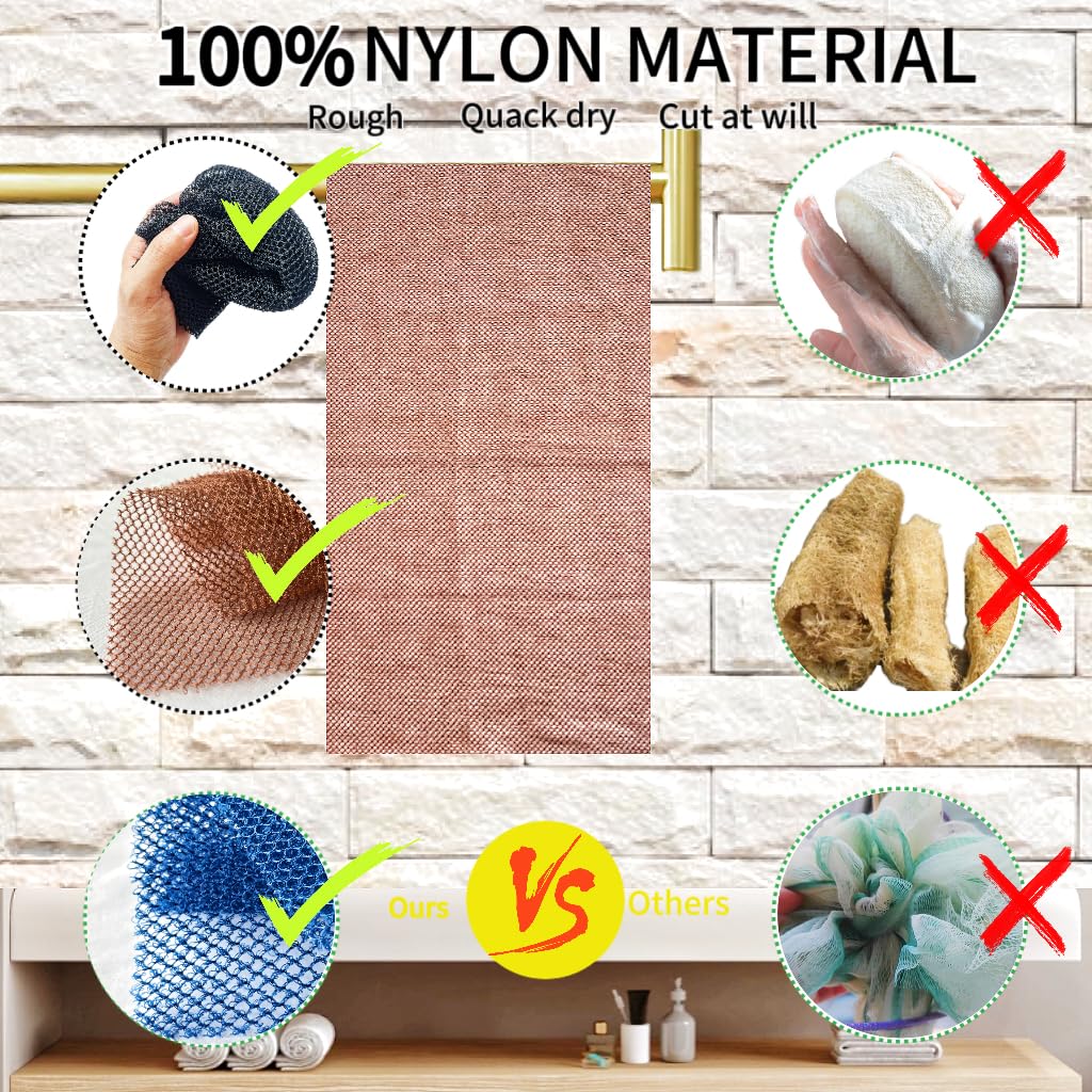 Afrikanischer Netzschwamm (Luffa) Ca. 30x80 Cm - Authentisches Peeling-Netz Für Körper & Rücken