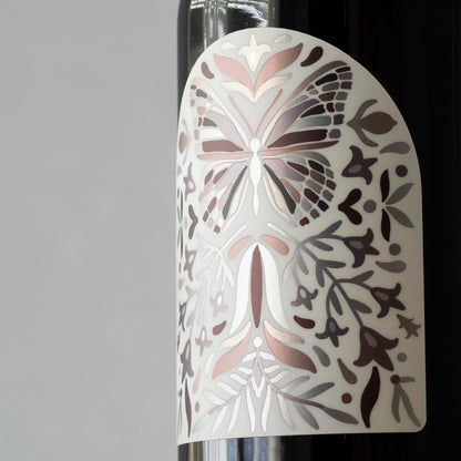 Artanis Home Custom Ultraviolet Glass Apothecary Jar, Gift for Tea Lovers, Airtight Glass Storage for Tea, Herbs, and Spices, with Lid, Custom Gift Box, and Spoon for Home Apothecary, 250 ml