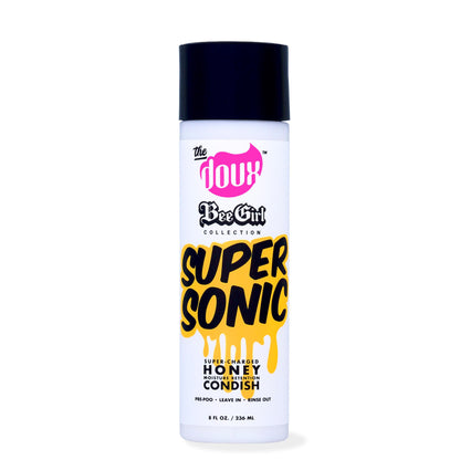 The Doux Supersonic Honey Condish, 3-In-1 Detangling Conditioner, Leave In Hair Conditioner, Suitable For All Curl Types