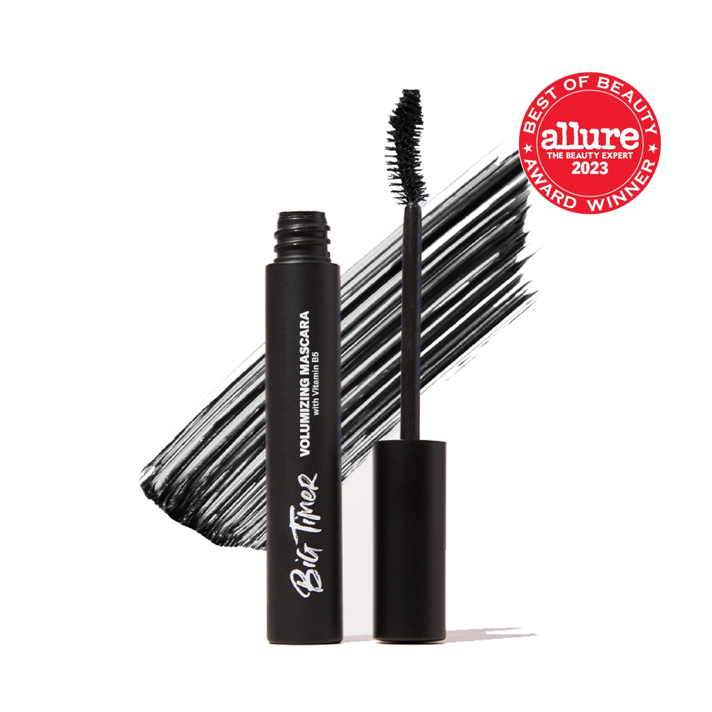 The Lip Bar | Big Timer Volumizing Mascara | Lifts and Nourishes Lashes | Best of Beauty Award Winner | Black