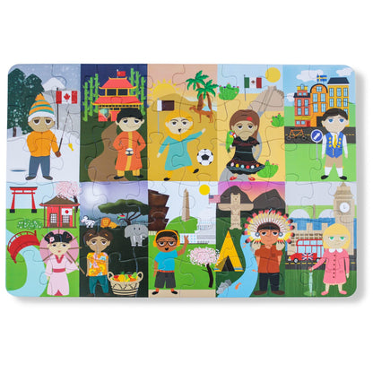 Kids for Culture: Kids of The World: Jumbo Puzzle - 48 Pieces