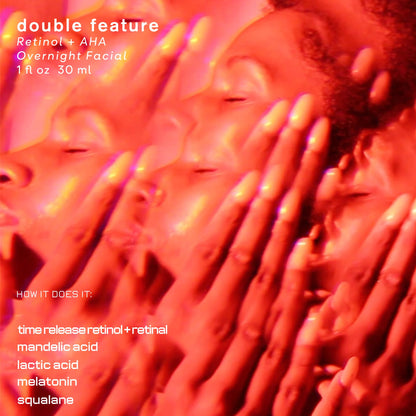 epi.logic Double Feature | Retinol + AHA Overnight Facial 30 ml / 1 fl oz