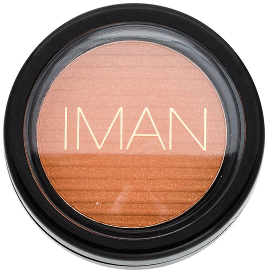 Iman Cosmetics Luxury Blushing Powder, Sunlit Copper