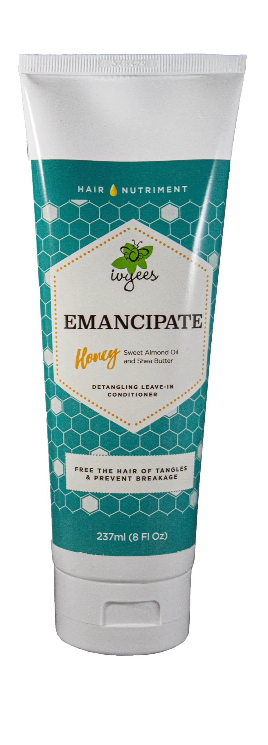 Ivyees Emancipate Leave-In Conditioner 8 Oz With Raw Honey, Broccoli Seed Oil, and Aloe Vera To Enhances Shine and Renews Dry, Damaged Hair