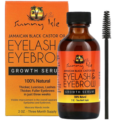 Sunny Isle Jamaican Black Castor Oil Eyelash & Eyebrow Growth Serum 2oz