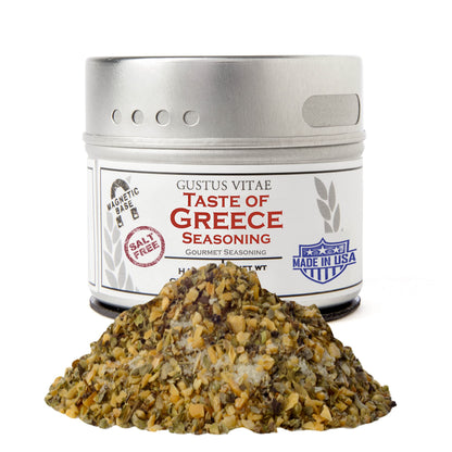 Deluxe Land & Sea Grilling Collection | 4 Gourmet All Natural Spice Blends | Small Batch, Non GMO Seasonings | No MSG, No Artificial Ingredients | GLP-1 Friendly | Magnetic Tins | Sustainably Sourced, Super Premium Grilling Seasonings | Artisanal Spice Bl