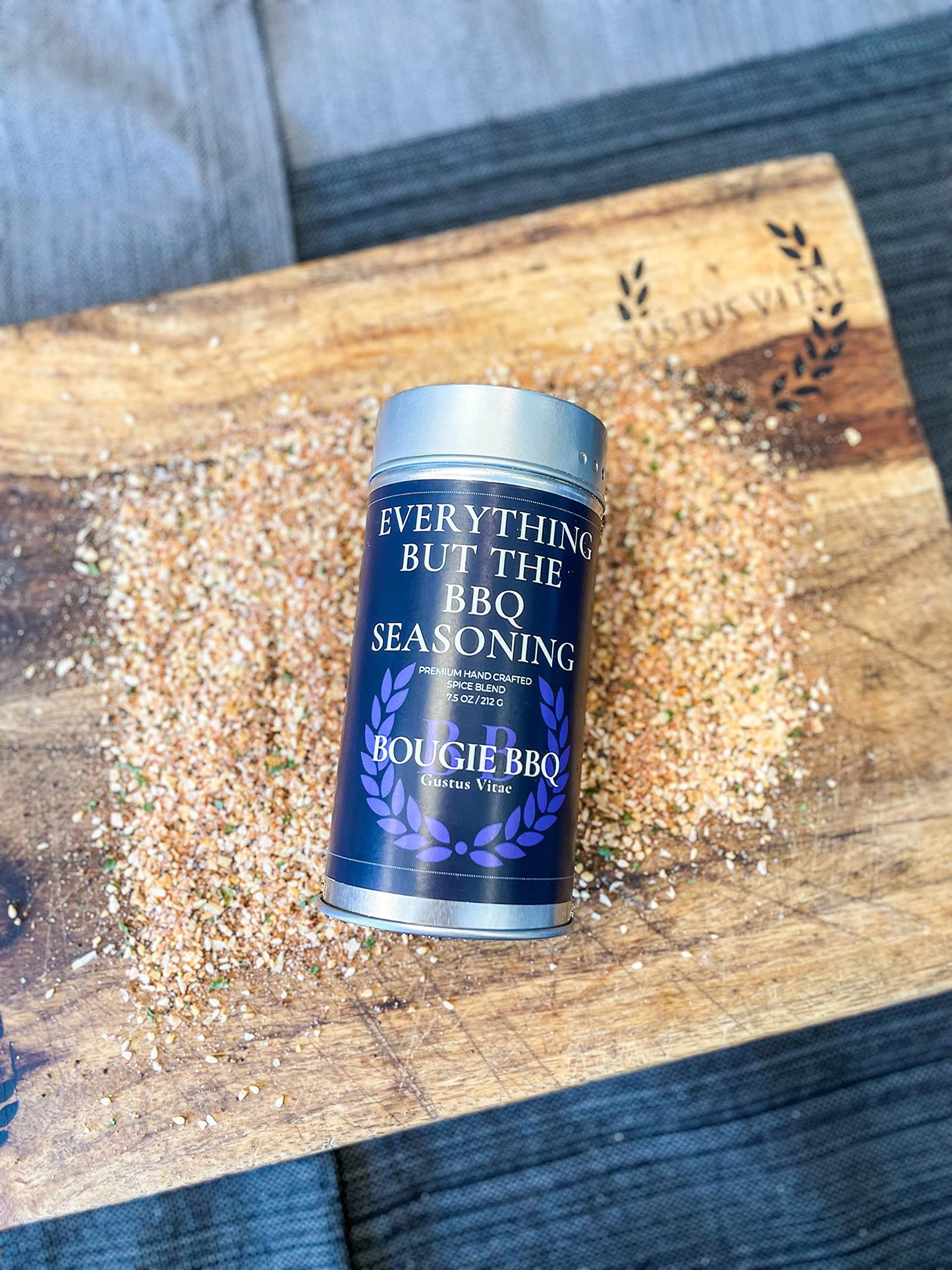 Everything But The Bougie BBQ Seasoning | Gourmet Seasoning, Artisanal Spice Blend | All Natural, Non GMO | Hand Crafted in Small Batches in USA | No MSG or Artificial Ingredients | GLP-1 Friendly | Sustainably Sourced, Ultra Premium Seasoning | Bougie BB