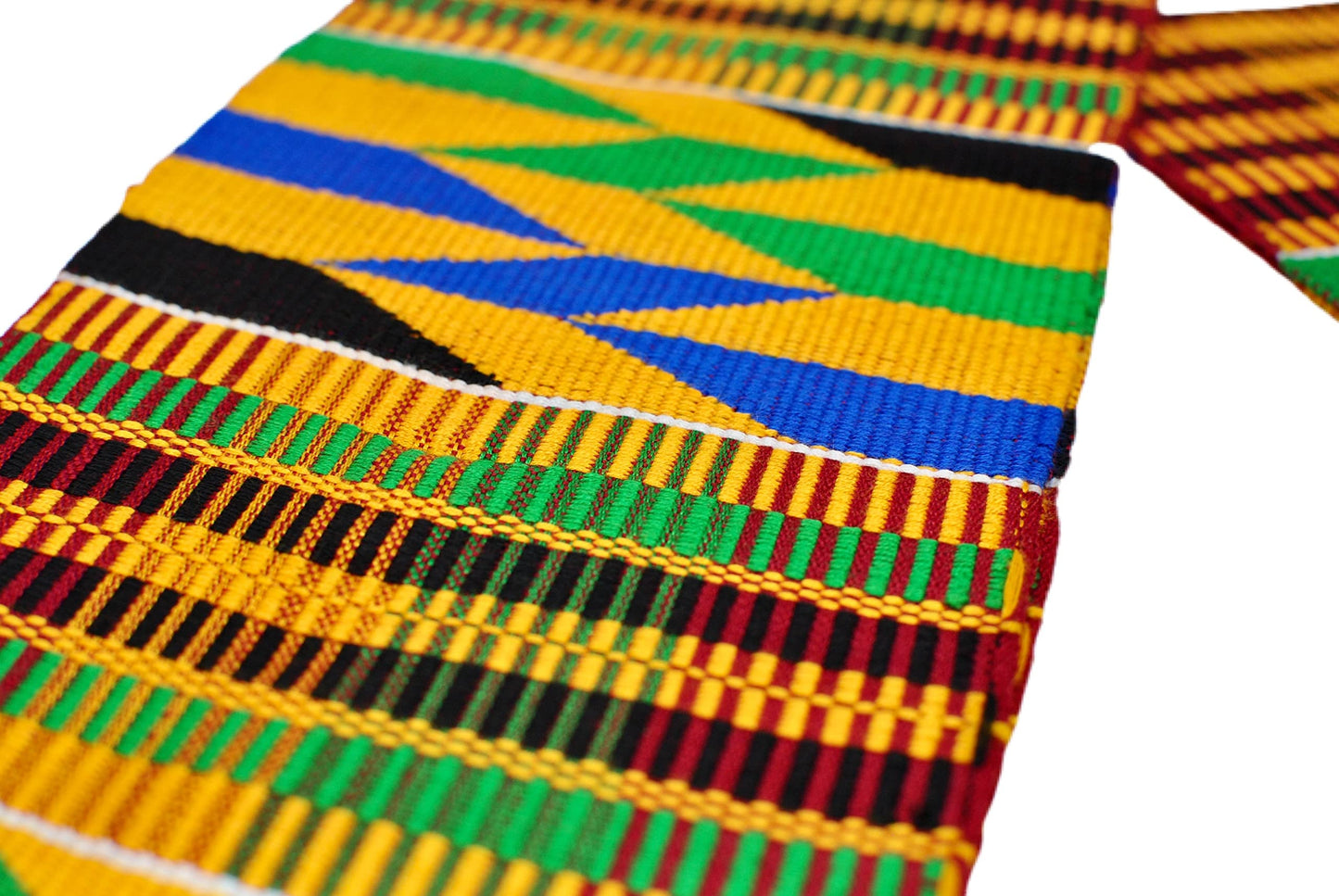 ADVANSYNC Traditional Double Weave Kente Cloth (multicolor)