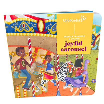 Upbounders: Carousel Animals Numbers and Colors - Board Book