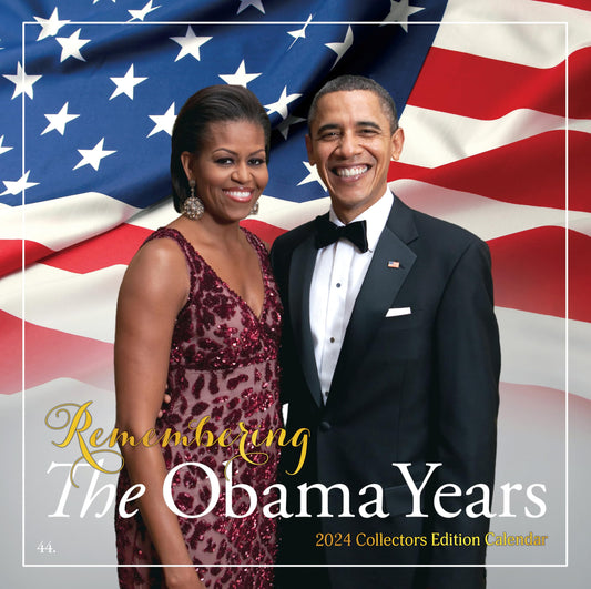 2024 African American Monthly Wall Calendar, Shades of Color: The Obama Years, Highlighting Black Culture Through Beautiful Art, 12 by 12 Inches (24OB)