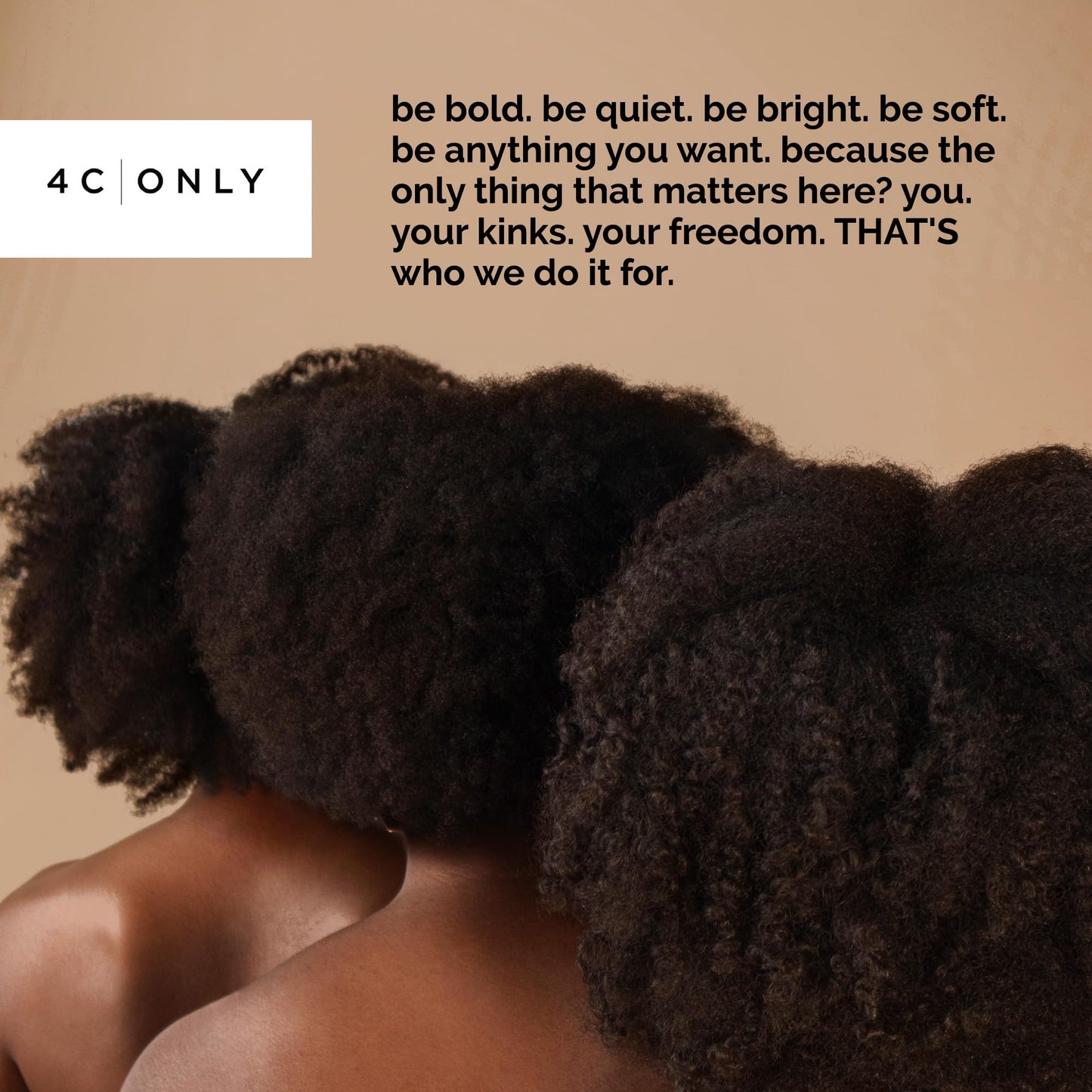 4C ONLY Too Clean Shampoo 10 oz Jar - Salon Quality Curly Hair Shampoo for 4C Curl Pattern, Moisturizing Natural Hair Shampoo for Black Women and Men