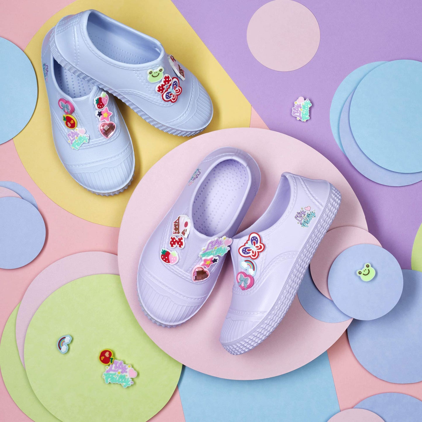 Lily Frilly Rubber Kovers Light Blue