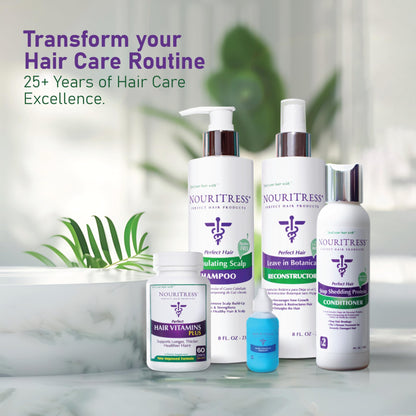 NouriTress Stimulating Scalp Conditioner - Deep Conditioner for Dry Scalp Treatment, Promotes Hair Growth, Nourishes & Strengthens Hair with Peppermint & Argan Oil, Reduces Split Ends & Breakage - 8oz