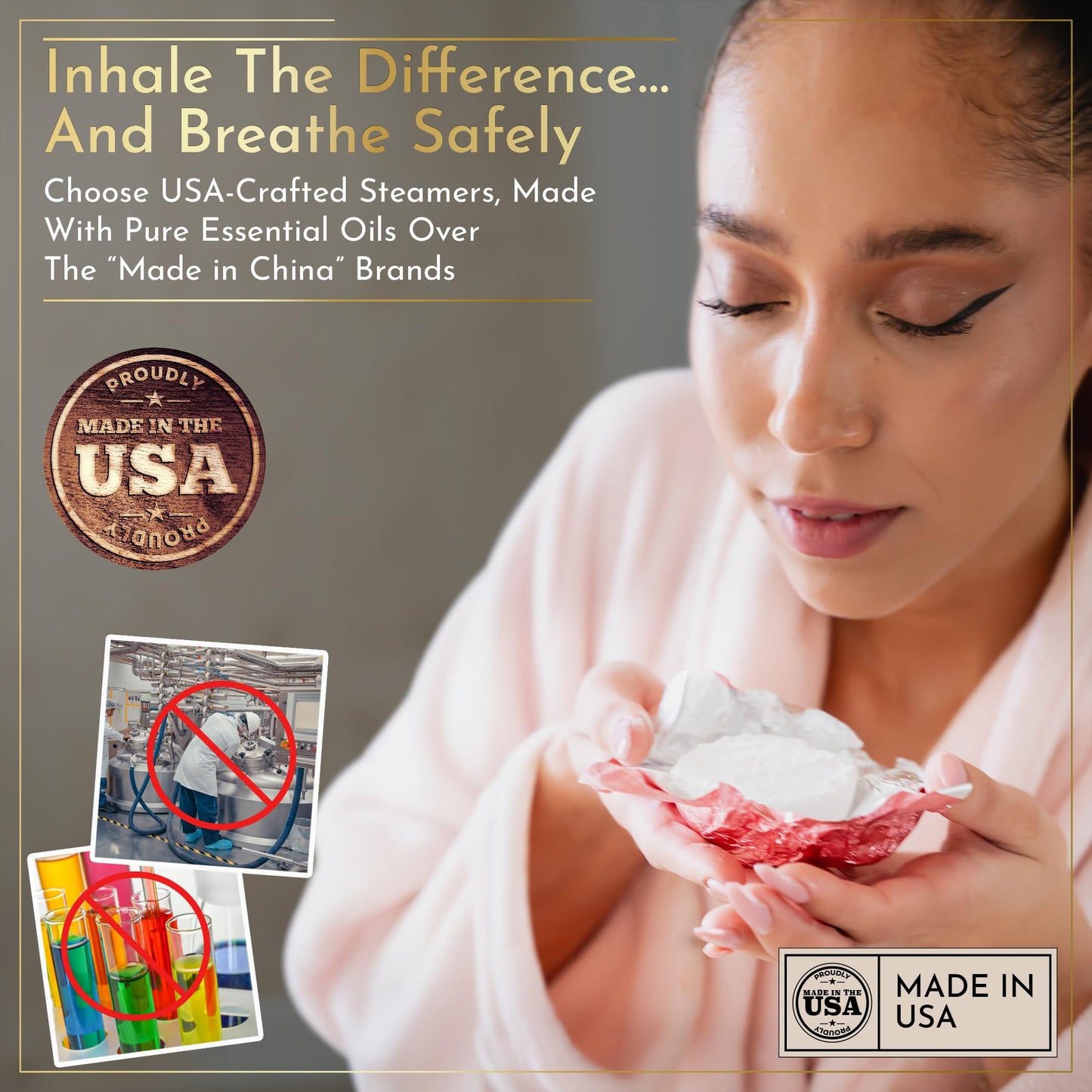 Crafts And The City Luxury Shower Steamers Aromatherapy 6 Pack Gift Set -Made in USA Essential Oil Shower Bath Bombs for Women- Best Womens Luxe Shower Fizzies Scents Vapor Pods Melts Soothers