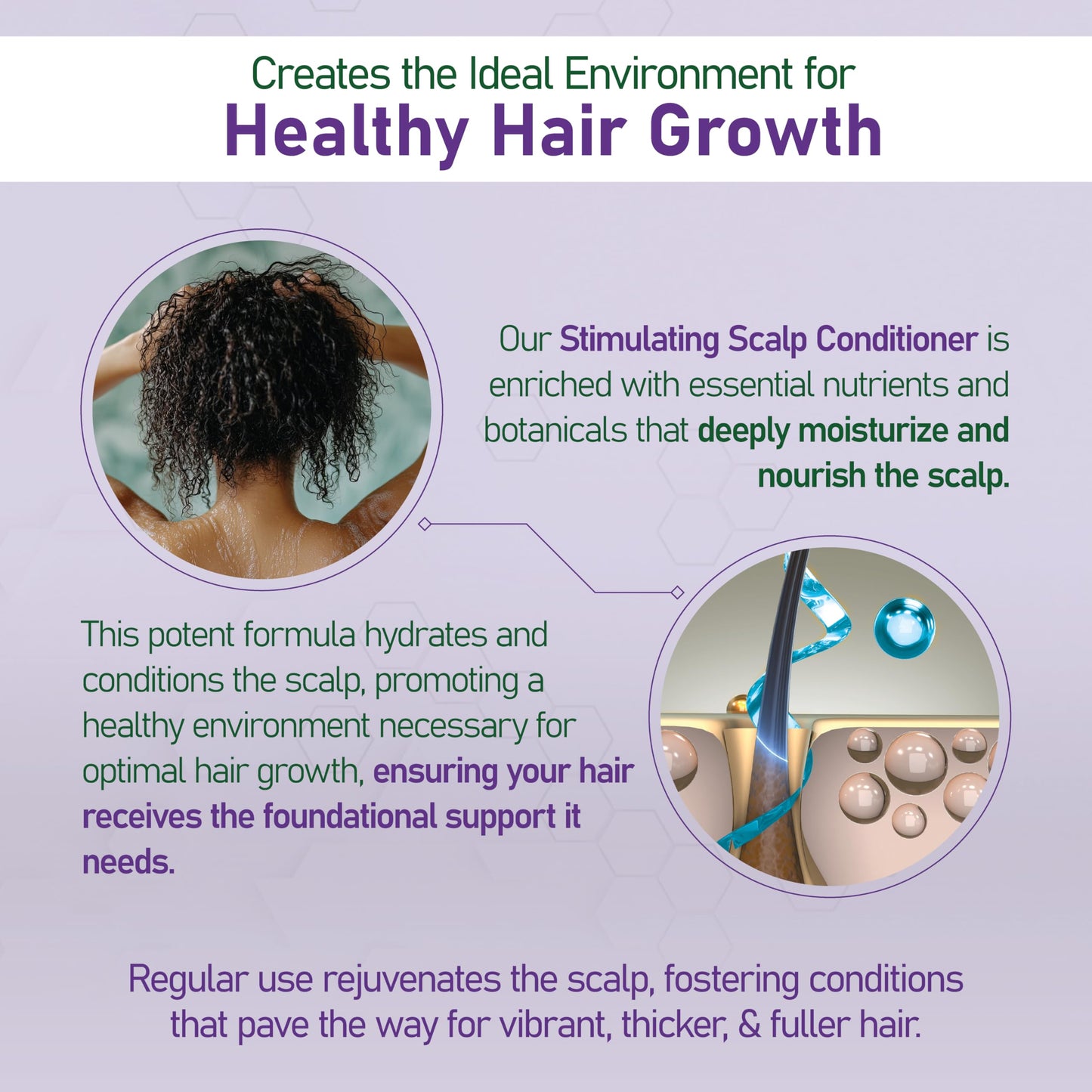 NouriTress Stimulating Scalp Conditioner - Deep Conditioner for Dry Scalp Treatment, Promotes Hair Growth, Nourishes & Strengthens Hair with Peppermint & Argan Oil, Reduces Split Ends & Breakage - 8oz