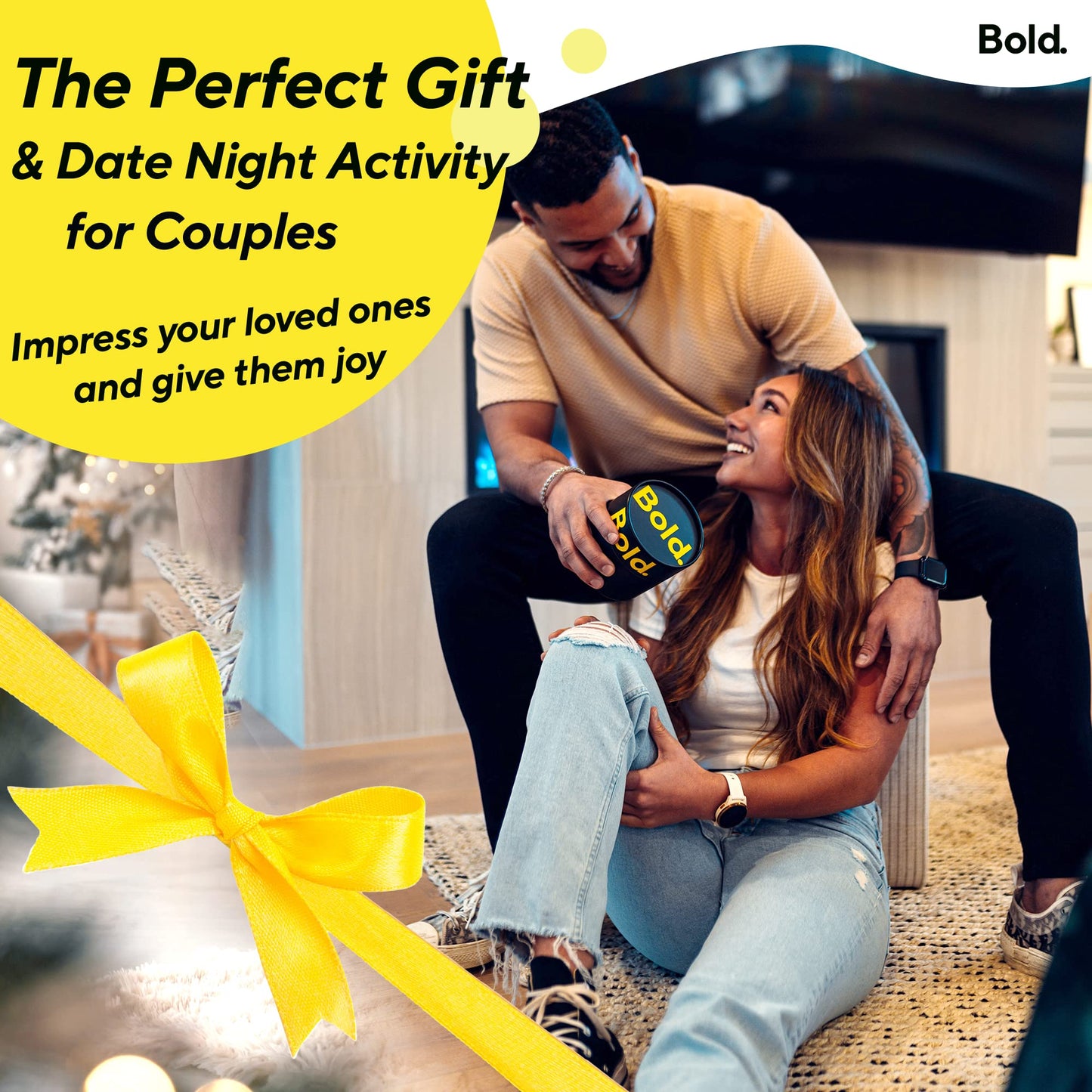 Bold Card Game - 3 Decks, 300+ Questions - Fun Icebreaker and Couples Game for Date Nights