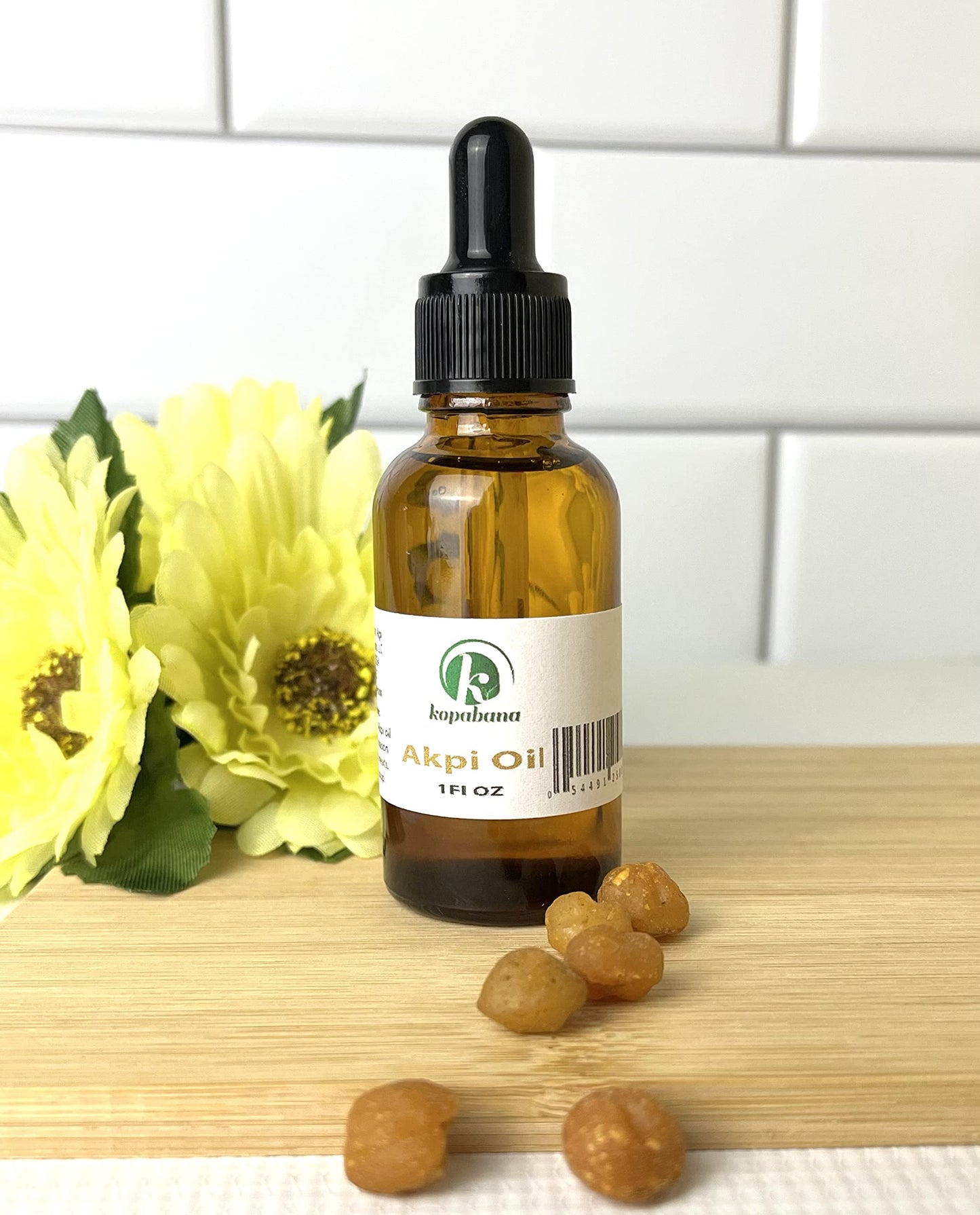 KOPABANA Akpi Oil | Ndjansan | Ricinodendron heudelotii |Cold Pressed | Organic| Extra Virgin | Massage Oil 1oz