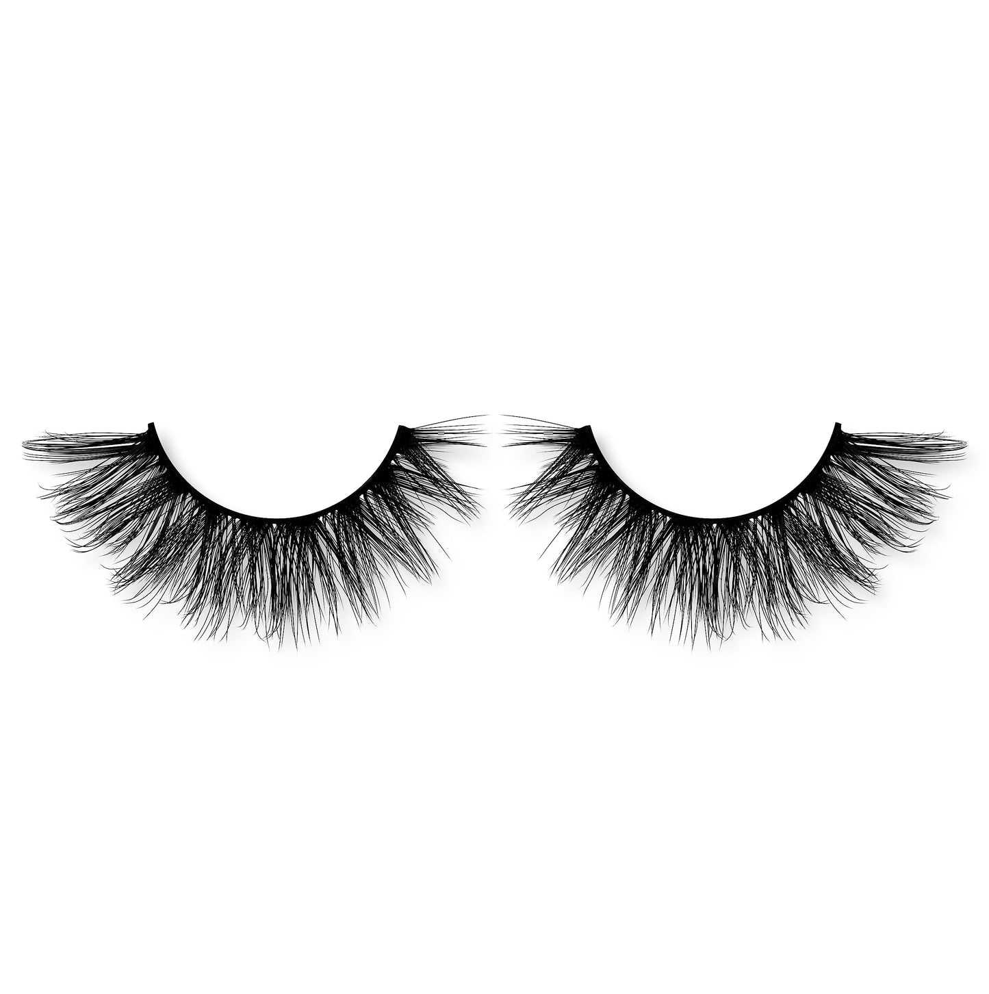 LUNA MAGIC Happy Ex Faux Mink Wispy Lashes, Reusable, 3 Pack