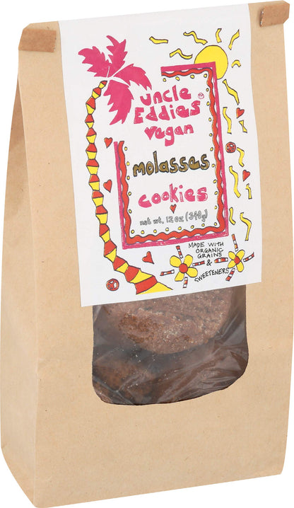 Uncle Eddie's Vegan, Organic Molasses Cookie, 12 oz