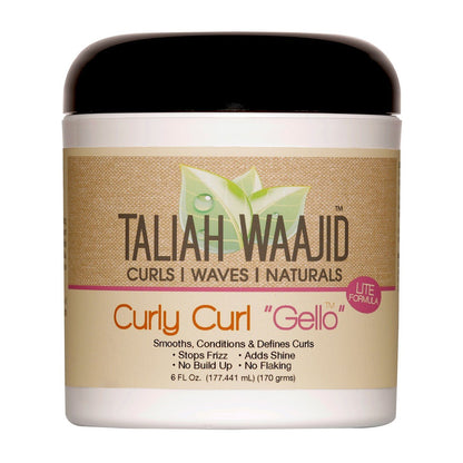 Taliah Waajid Curly Curl Gelo, Conditioning And Hydrating Gel 6 Oz