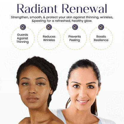 Shea Radiance Gentle Renewing Facial Foaming Cleanser - Glucoside cleanser with Chamomile and Calendula Extracts.