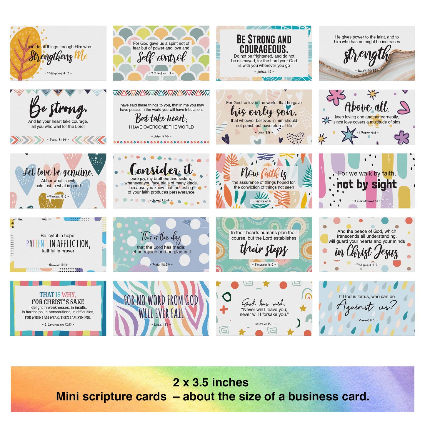 Dessie Prayer Cards - 63 Mini Scripture Cards with Assorted Bible Verses. Perfect for Women's Bible Studies, Daily Devotional for Women and Inspirational Christian Gift for Women