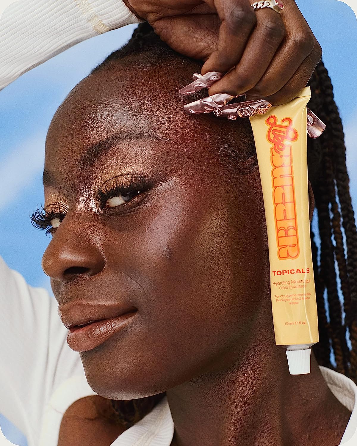 Topicals Like Butter Moisturizer for Dry, Sensitive & Eczema-Prone Skin - Soothing Instant Moisturizer and Eczema Relief for Face and Body, Skin Hydration (1.7 Fl Oz)