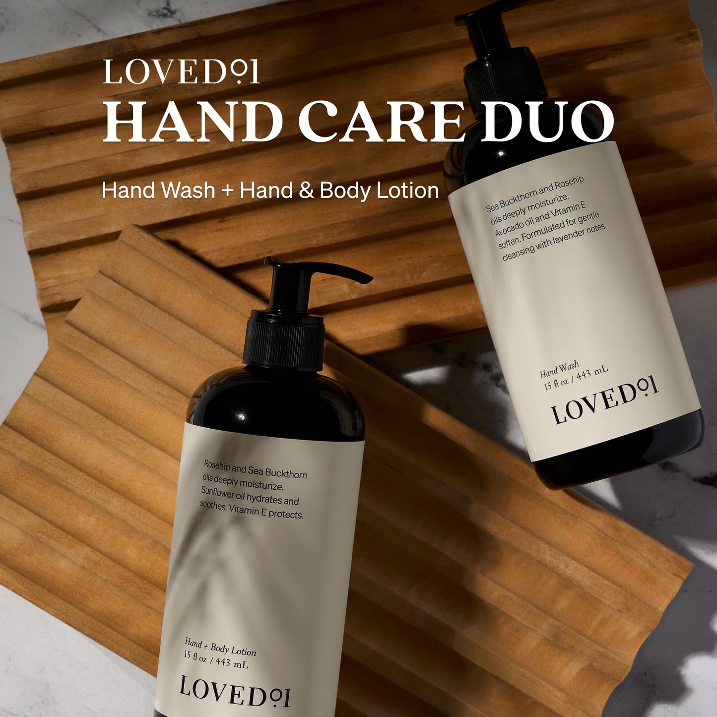 Loved01 Hand Wash, John Legend Skincare, Liquid Hand Soap, Gentle & Hydrating, Cruelty-Free, Formulated with Nourishing Oils & Soft Lavender, 2-Pack (15 oz each)