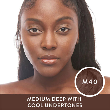 Mented Cosmetics Foundation Stick, Contour Stick, Or Concealer Stick for Dark Skin, Foundation for Black Women Makeup Stick, Dark Contour Stick, Stick Foundation Makeup Vegan and Cruelty Free, M40