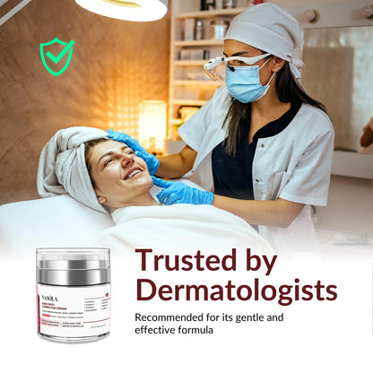 Nasola Dark Spot Corrector Cream Remover for Face, Body - Natural Skincare for Underarms, Elbows & Privates- the Ultimate Solution for Bright, Beautiful Skin infused Kojic Acid & Mulberry 1.85 Fl Oz