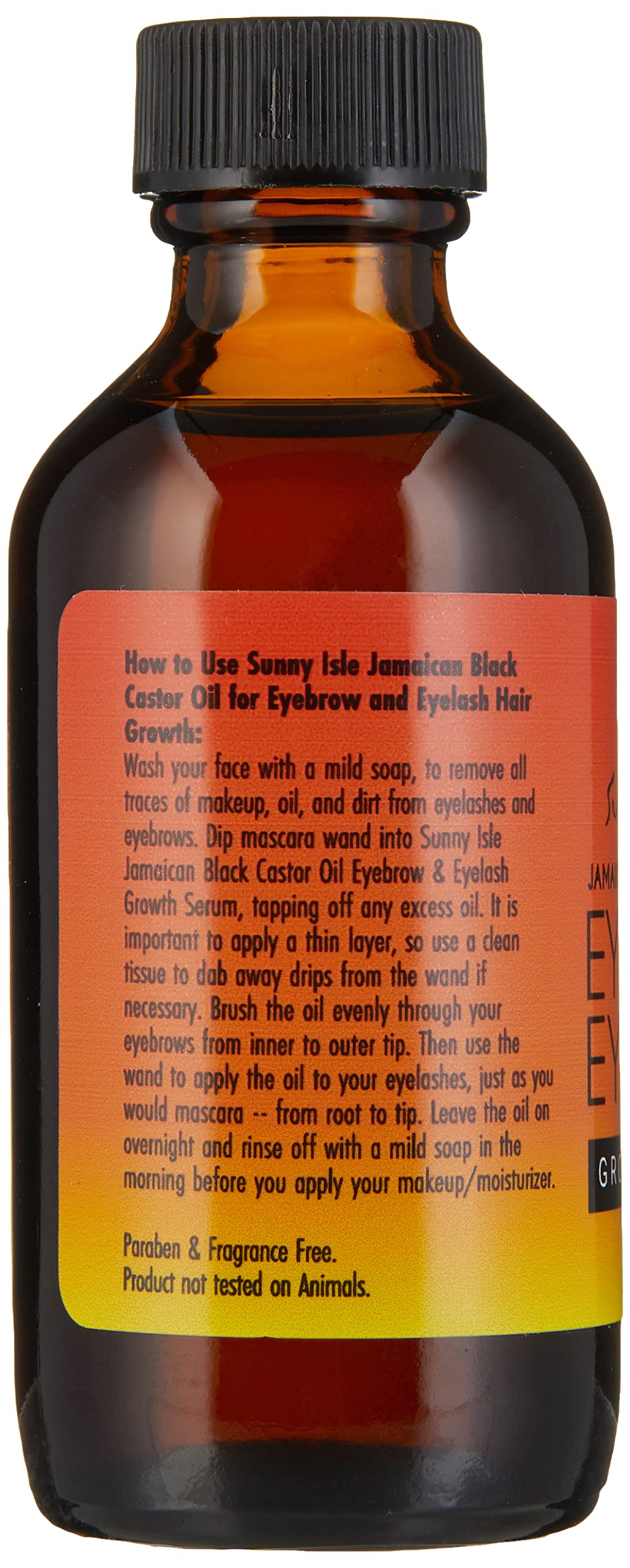 Sunny Isle Jamaican Black Castor Oil Eyelash & Eyebrow Growth Serum 2oz